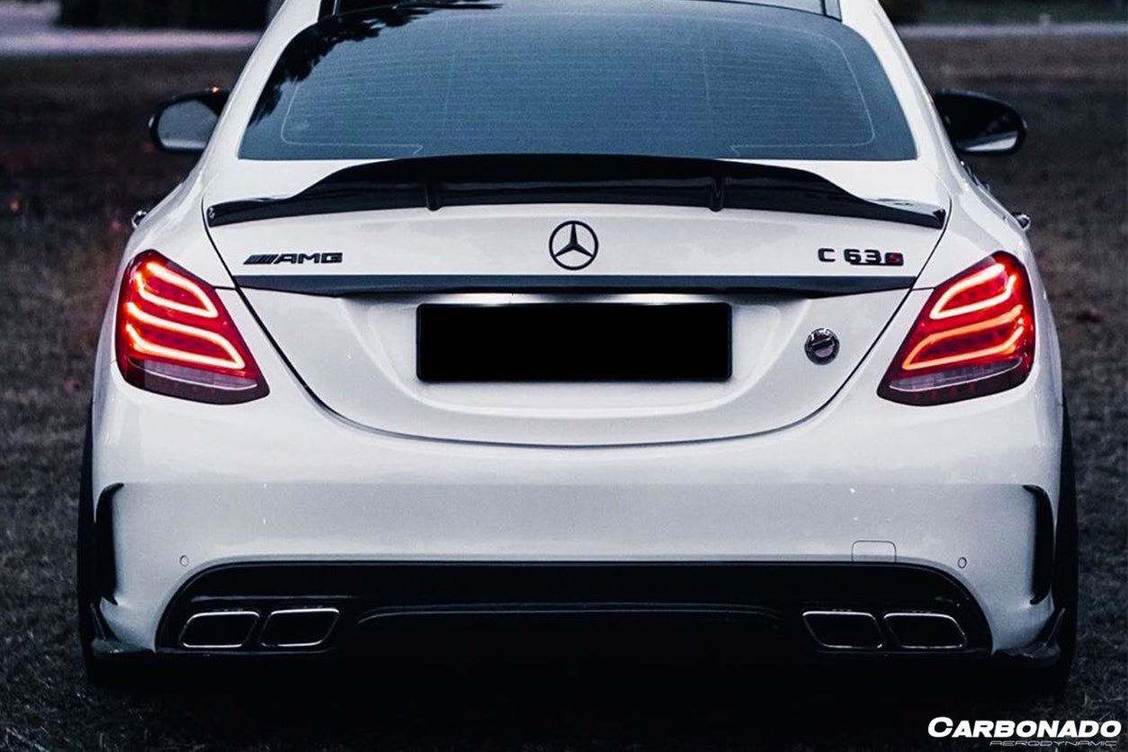 2015 - 2021 Mercedes Benz C-Class W205 Sedan RT Style Trunk Spoiler